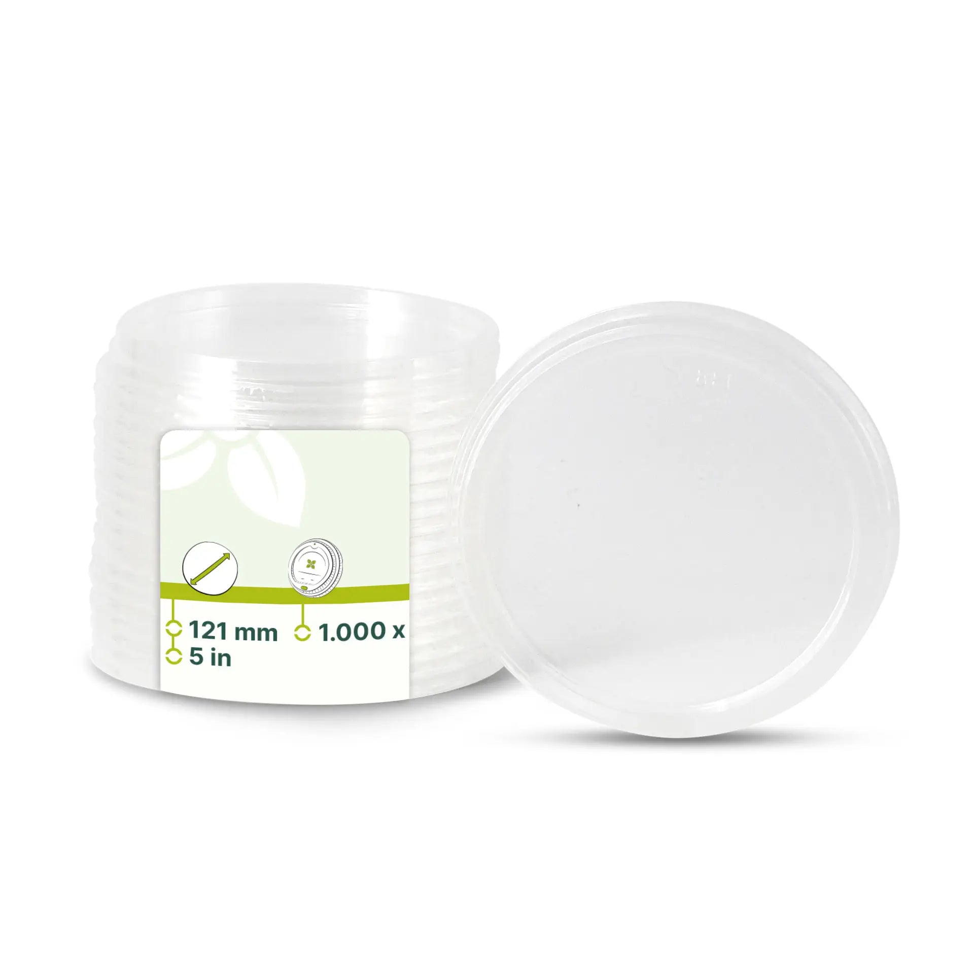 PLA-Deckel Ø 121 mm, rund