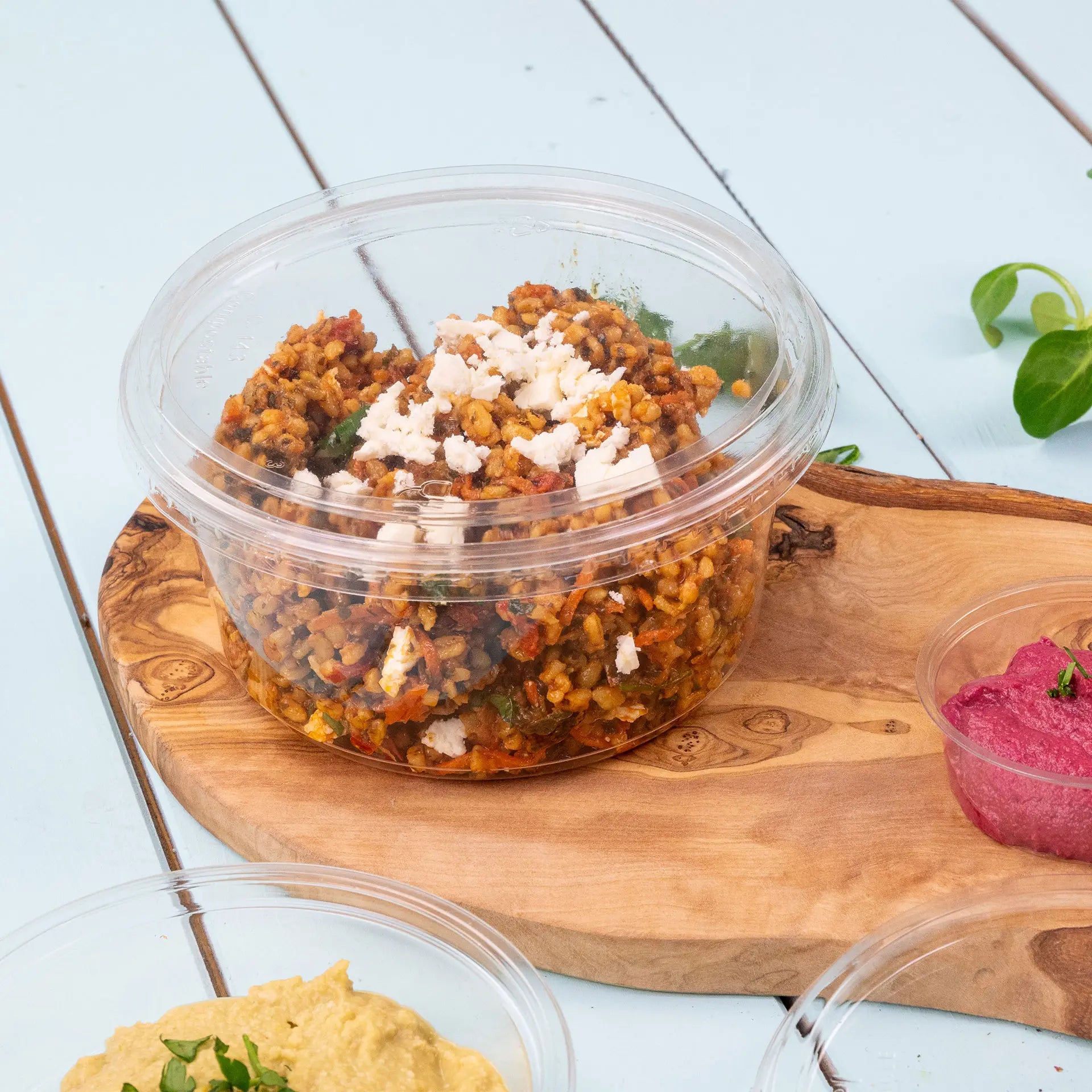 Deli container PLA 500 ml, Ø 121 mm, round