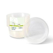 PLA-Deli-Becher 700 ml, Ø 143 mm, rund