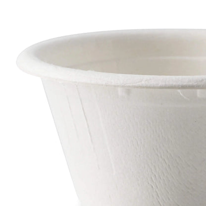 Becher aus Zuckerrohr, 50 ml, Ø 62 mm, rund