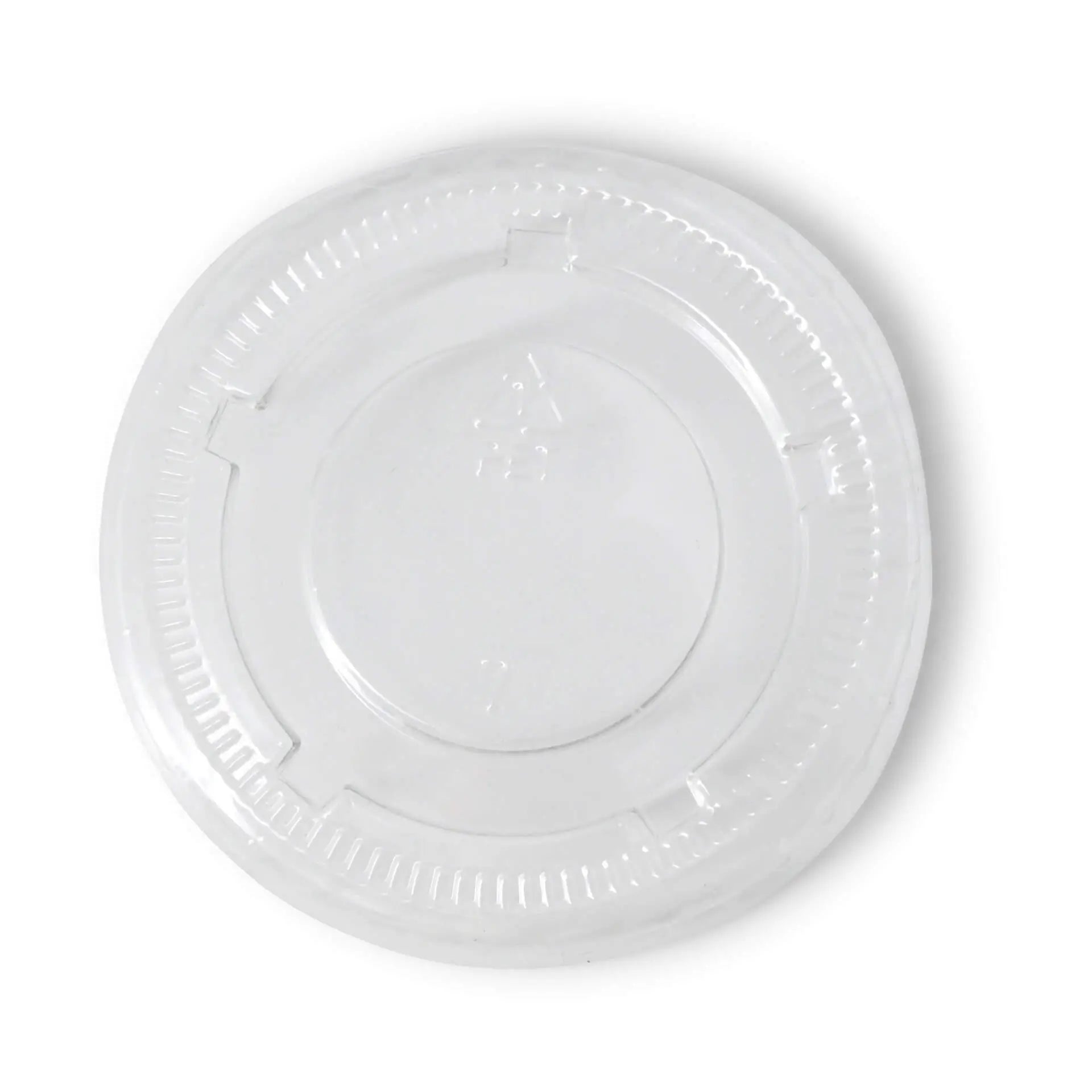 PET-Deckel Ø 62 mm, klar, rund