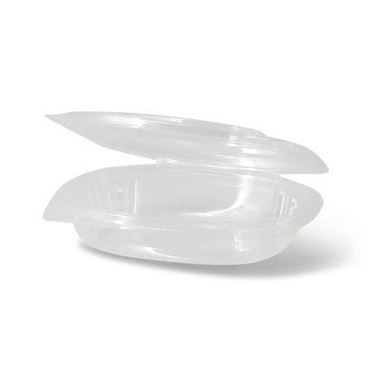 PLA Deli Bowls 250 ml, folding lid, rectangular