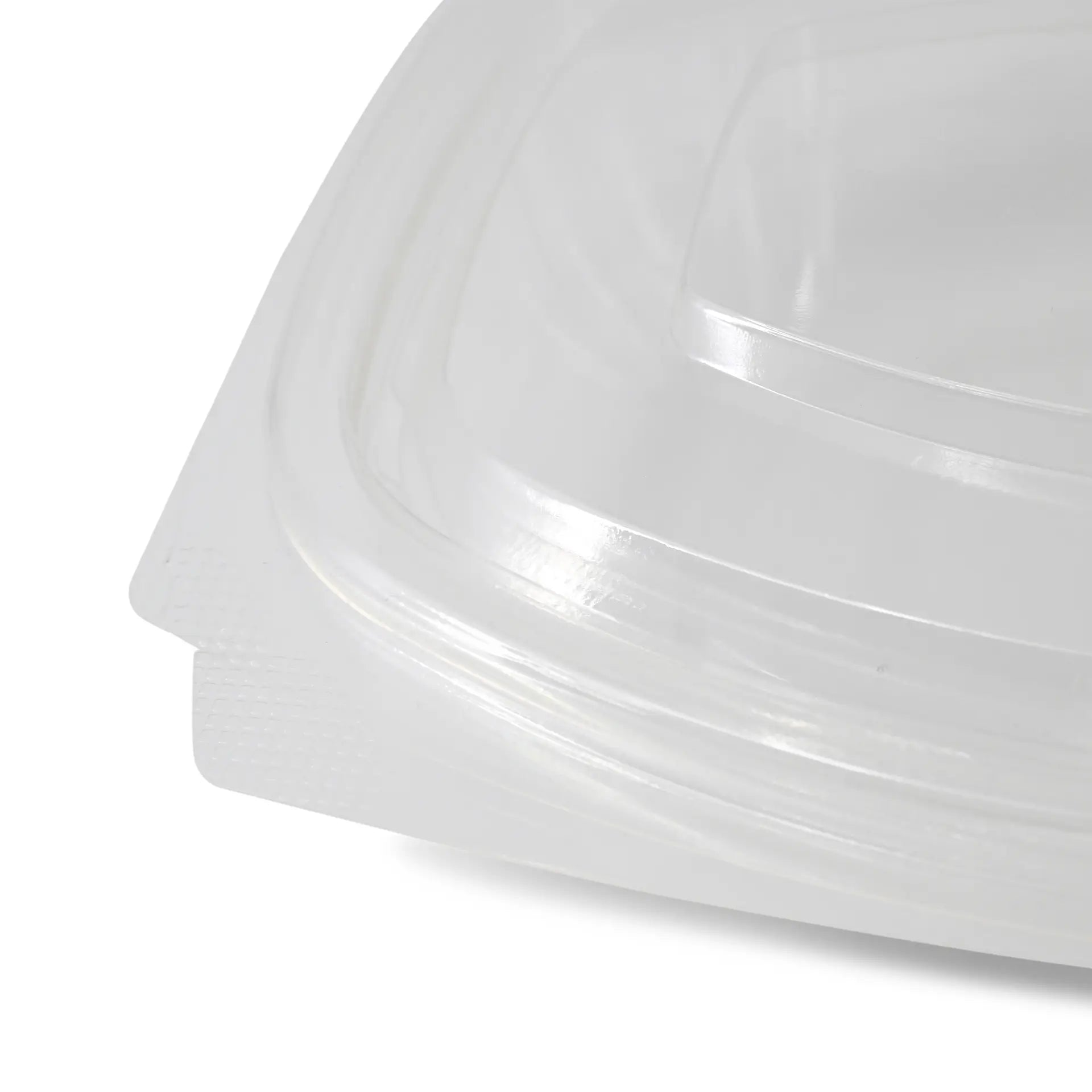 PLA-Feinkost-Schalen 250 ml, Klappdeckel, rechteckig