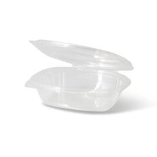 PLA-Feinkost-Schalen 375 ml, Klappdeckel, rechteckig