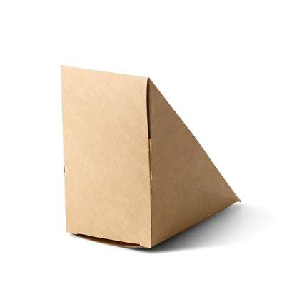 Karton-Sandwich-Boxen (bio-beschichtet), PLA-Fenster, braun