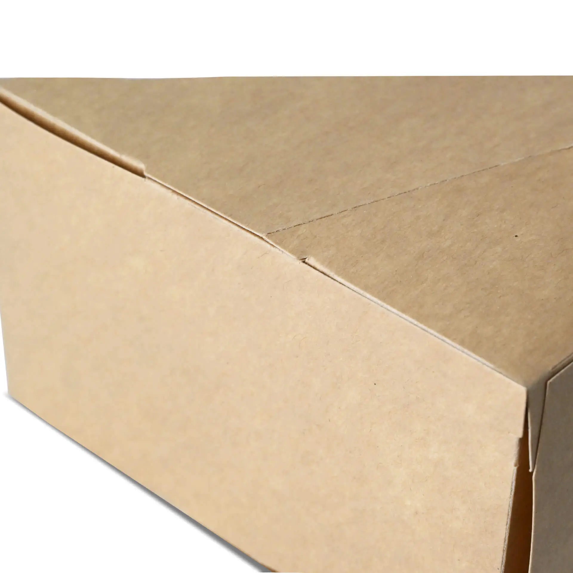 Karton-Sandwich-Boxen (bio-beschichtet), PLA-Fenster, braun