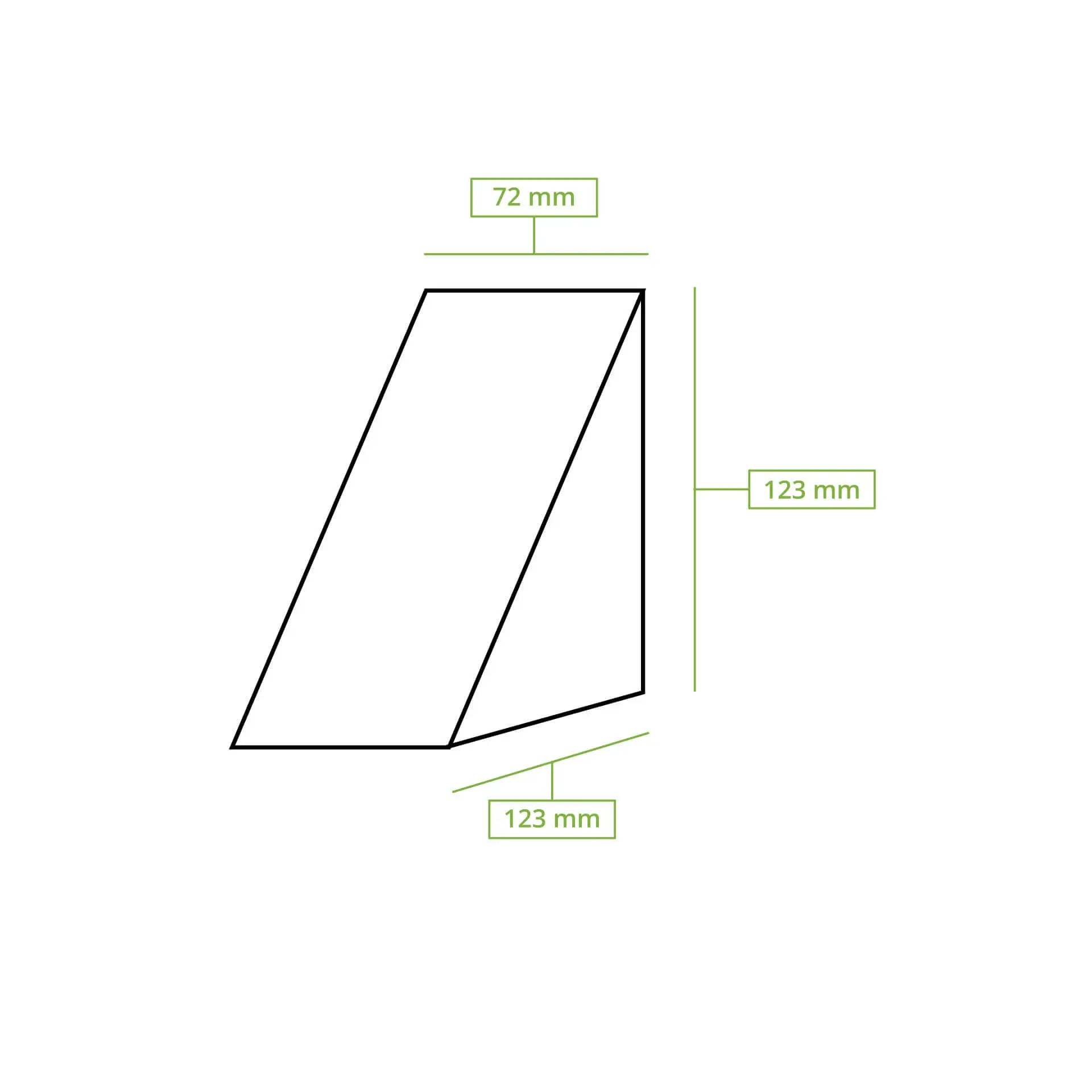 Karton-Sandwich-Boxen (bio-beschichtet), PLA-Fenster, braun