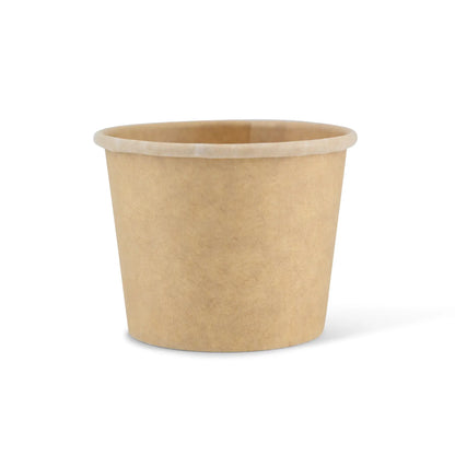 Portionsbecher aus Pappe (bio-beschichtet) 50 ml, Ø 62 mm, ungebleicht