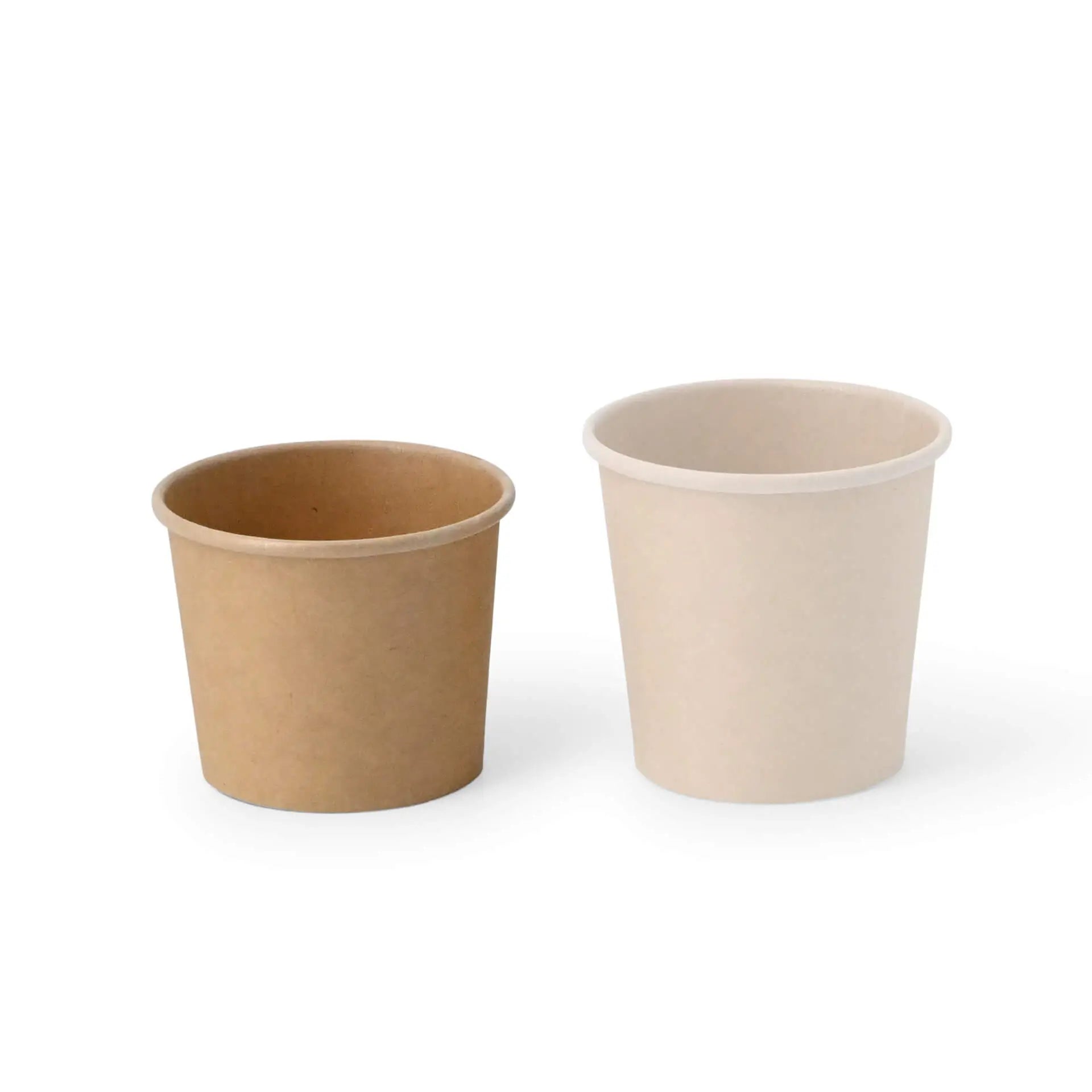 Portionsbecher aus Pappe (bio-beschichtet) 50 ml, Ø 62 mm, ungebleicht
