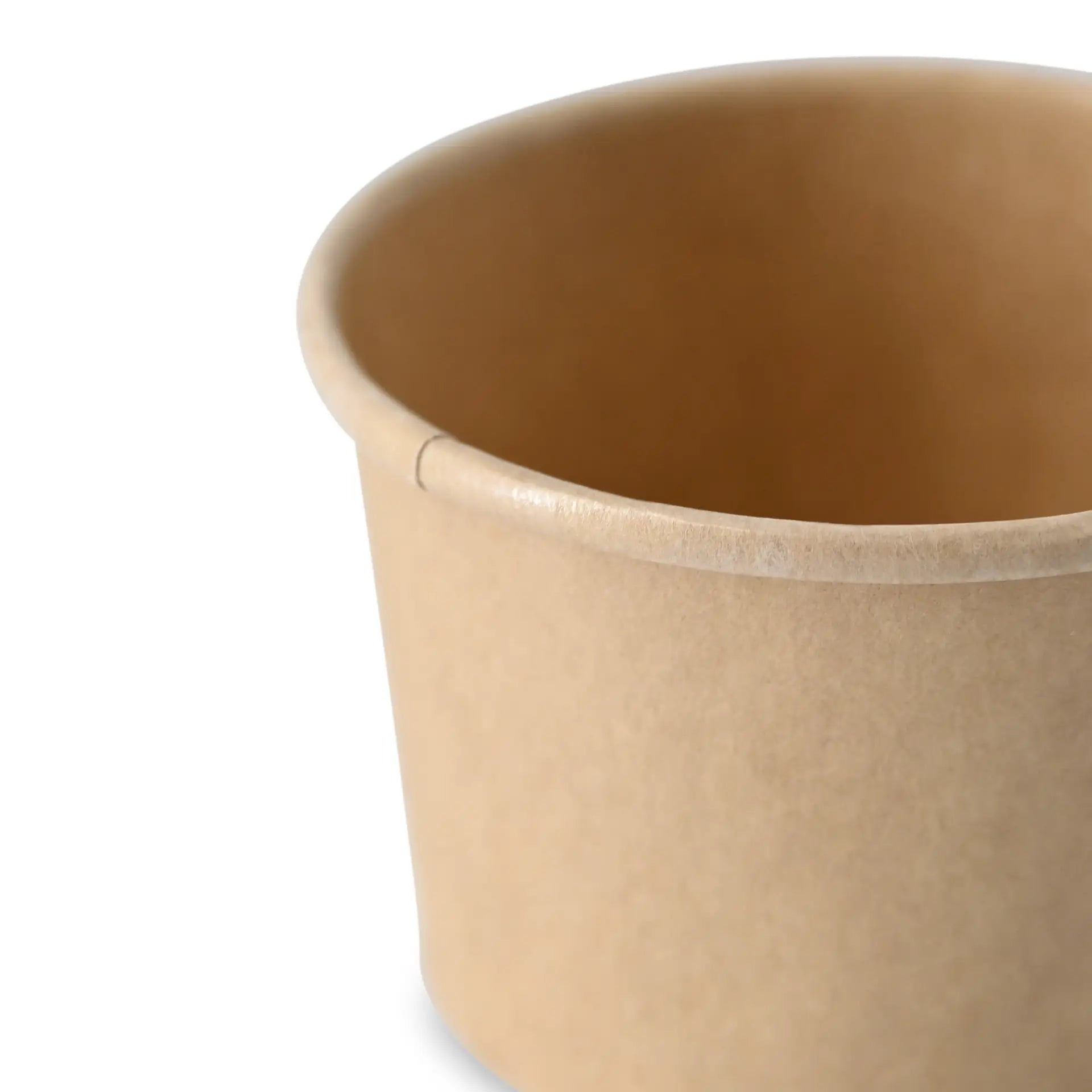 Portionsbecher aus Pappe (bio-beschichtet) 40 ml, Ø 62 mm, braun