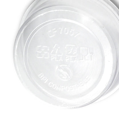 60 ml / 2 oz PLA portion cups, Ø 70 mm, clear