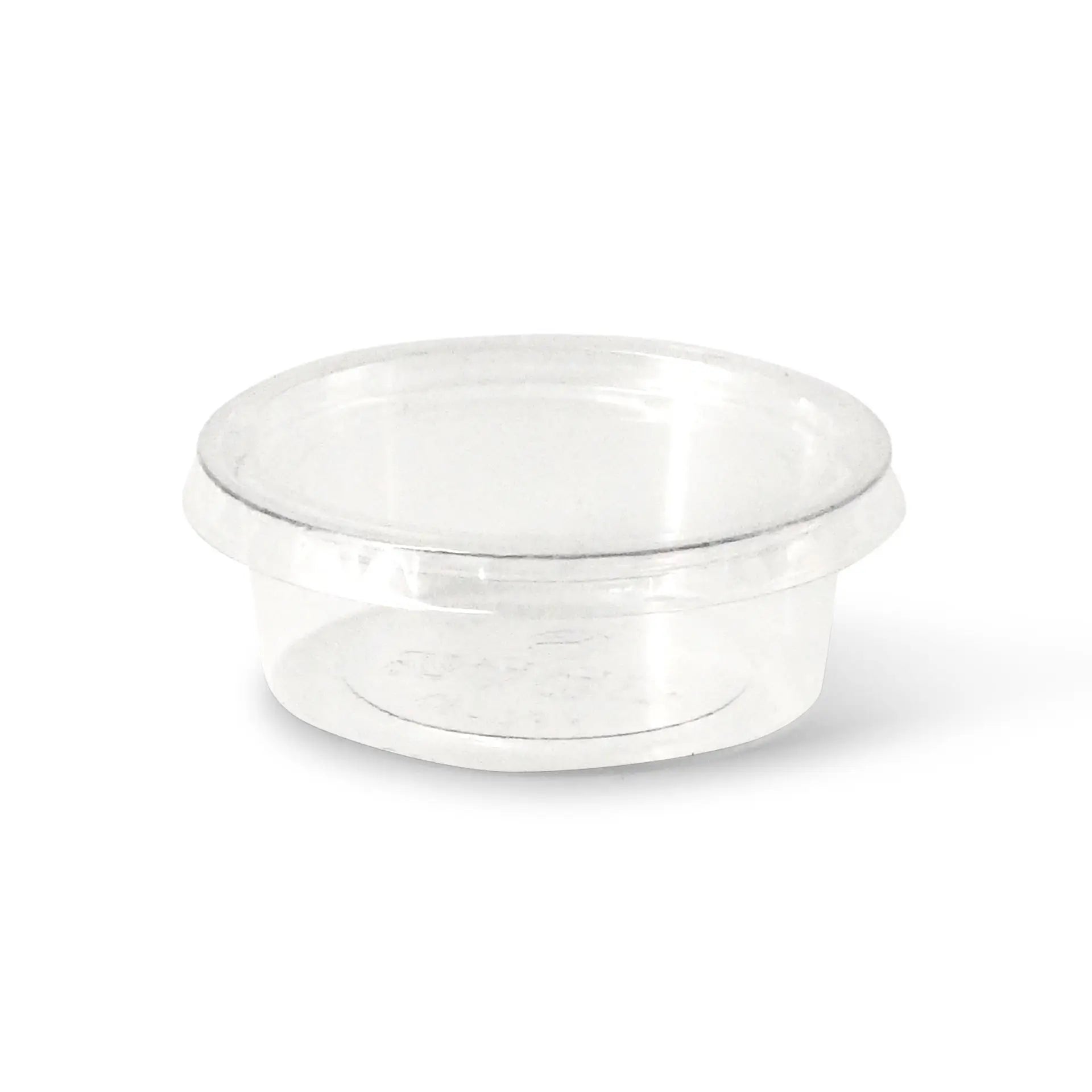 60 ml / 2 oz PLA portion cups, Ø 70 mm, clear