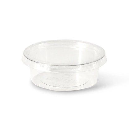60 ml / 2 oz PLA portion cups, Ø 70 mm, clear