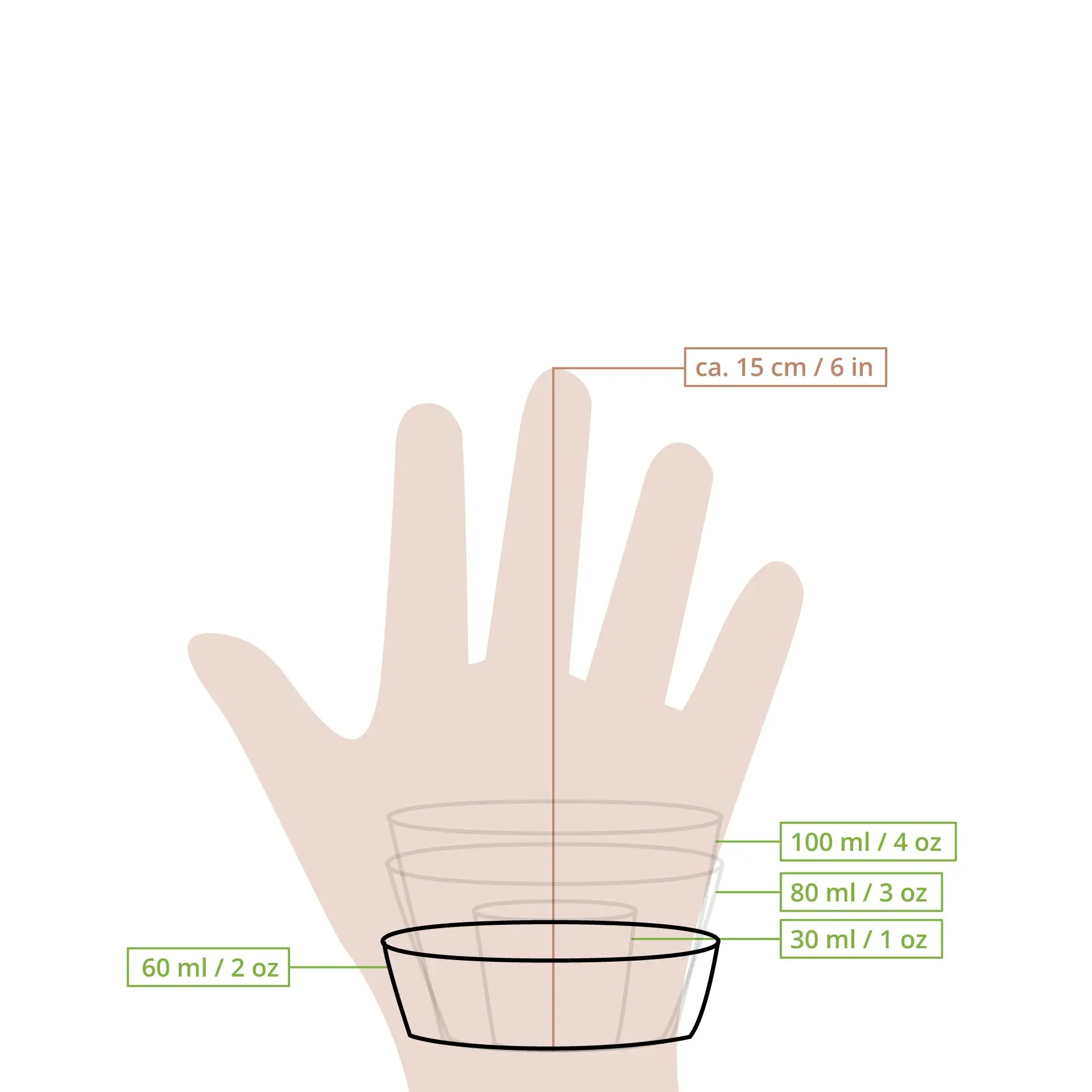 60 ml / 2 oz PLA portion cups, Ø 70 mm, clear