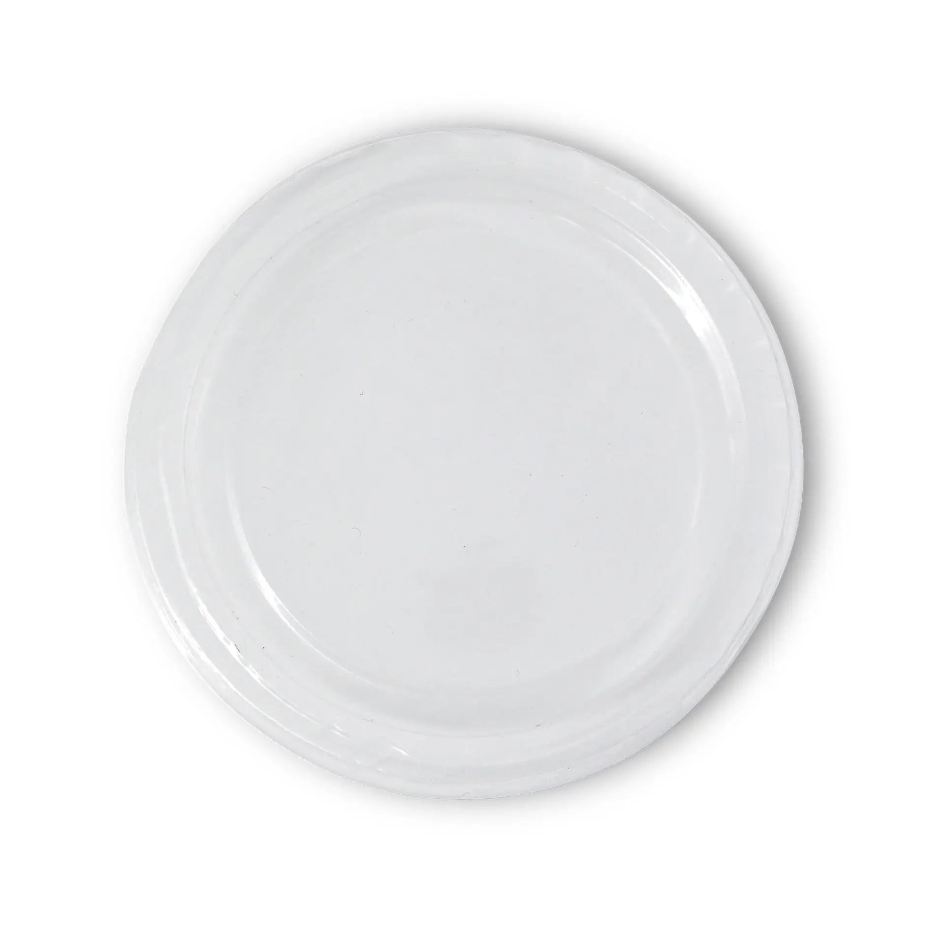PLA lids Ø 70 mm, clear, round