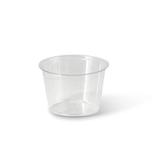 100 ml / 3.5 oz PLA portion cups, Ø 70 mm, clear, round