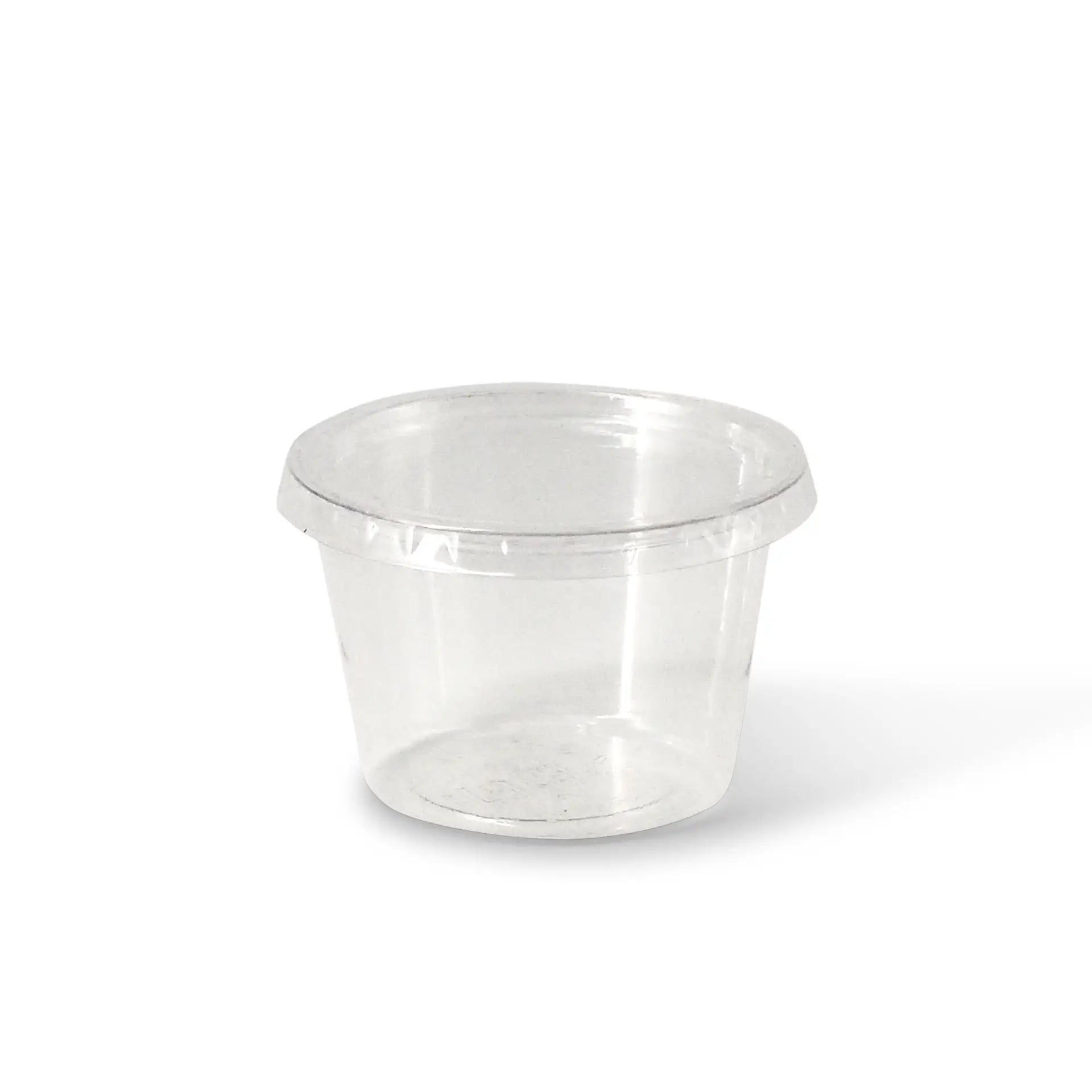 100 ml / 3.5 oz PLA portion cups, Ø 70 mm, clear, round