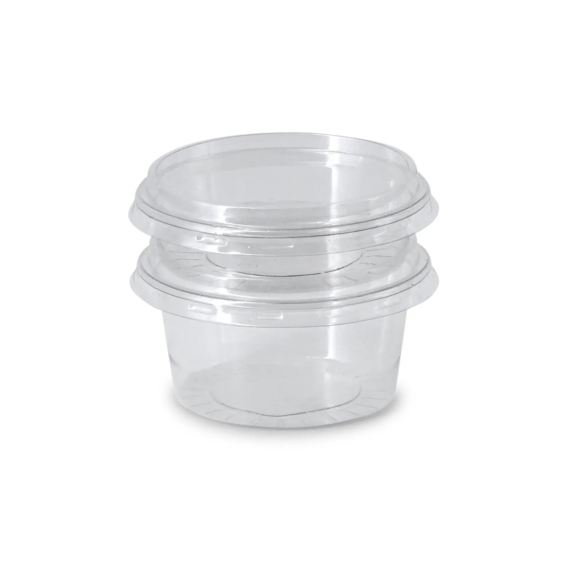 50 ml / 1.8 oz rPET sauce pots, Ø 75 mm, clear