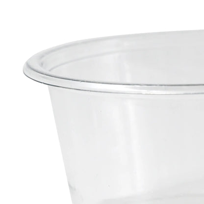 100 ml / 3.5 oz rPET sauce pots, Ø 75 mm, clear