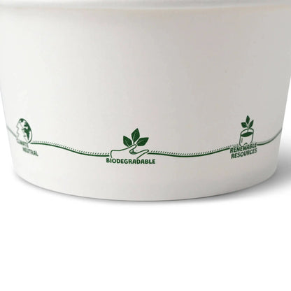Karton-Universal-Becher (bio-beschichtet) 300 ml / 12 oz, Ø 115 mm, "EcoUp©"-Icons
