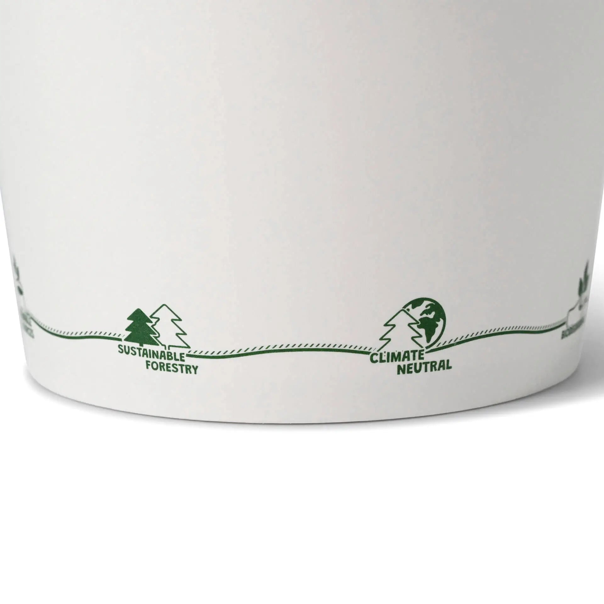 Karton-Universal-Becher (bio-beschichtet) 400 ml / 16 oz, Ø 115 mm, "EcoUp©"-Icons