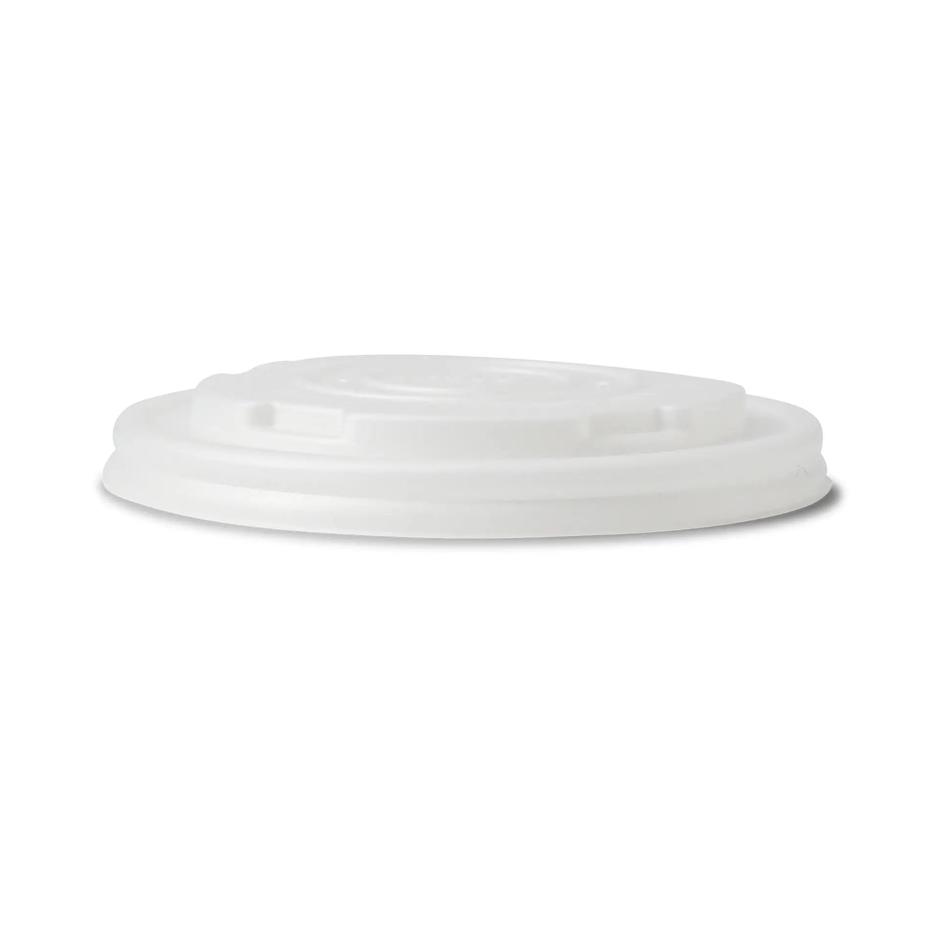 CPLA Flat Lids Ø 90 mm, white, for Universal Cups