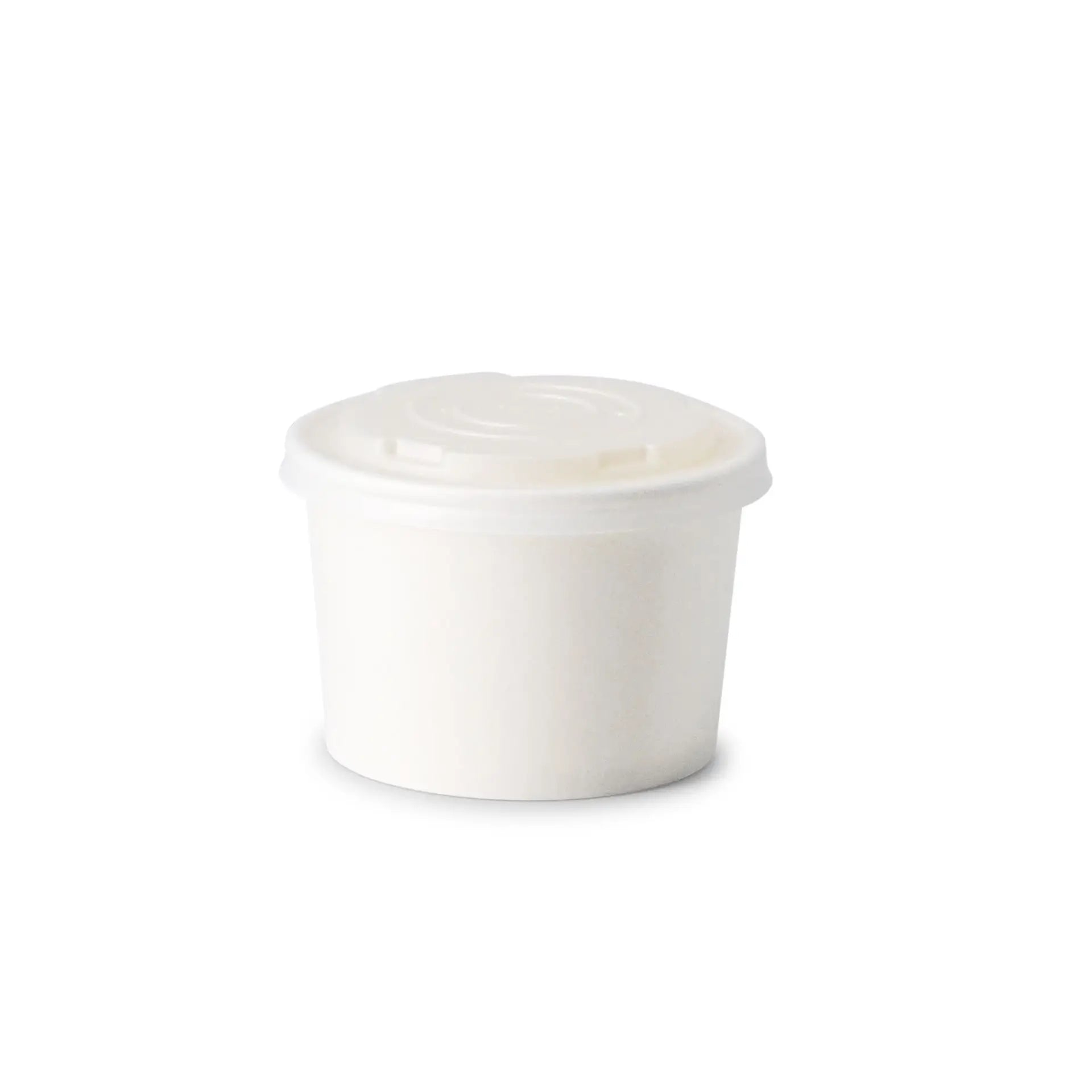 CPLA Flat Lids Ø 90 mm, white, for Universal Cups