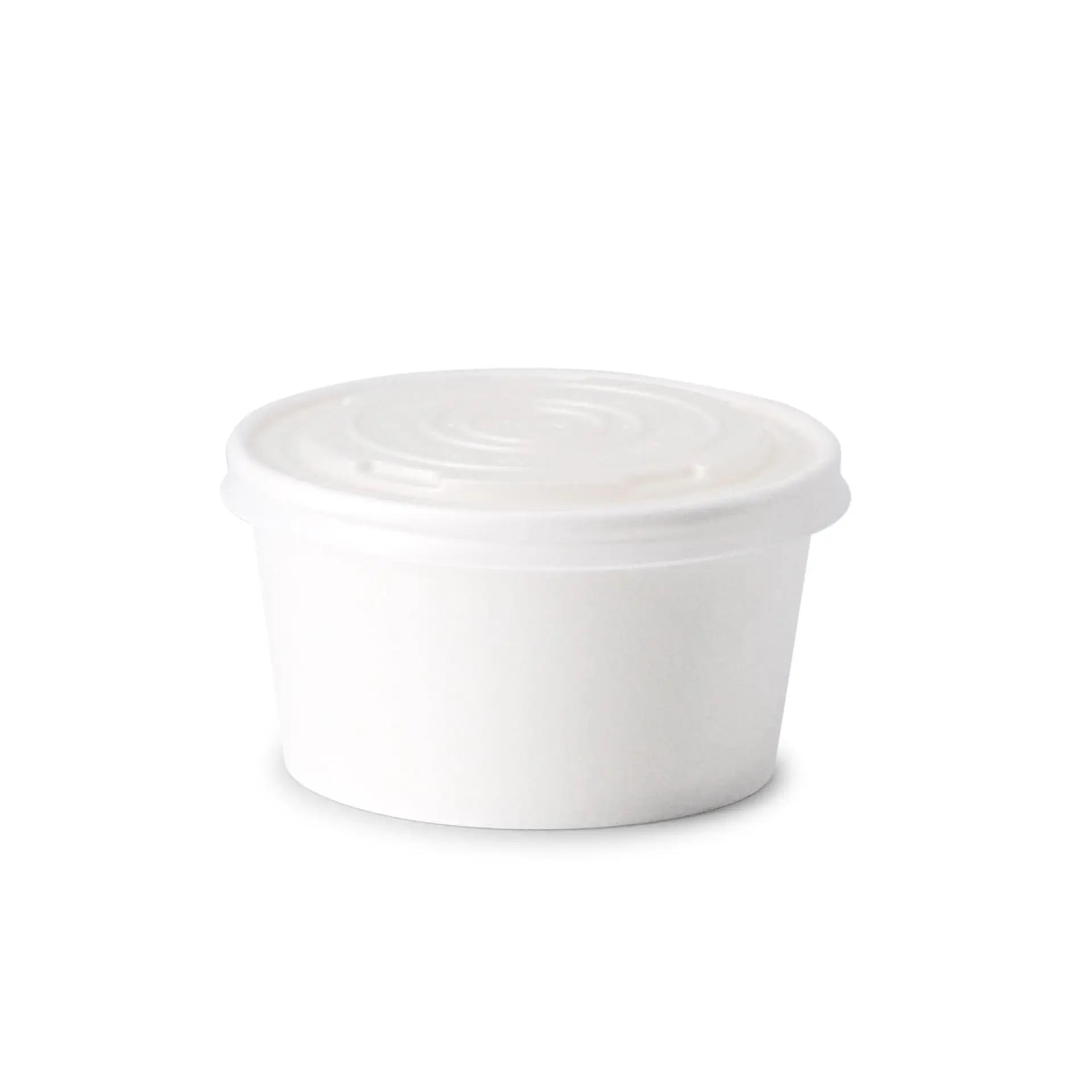 CPLA Flat Lids Ø 115 mm, white, for Universal Cups