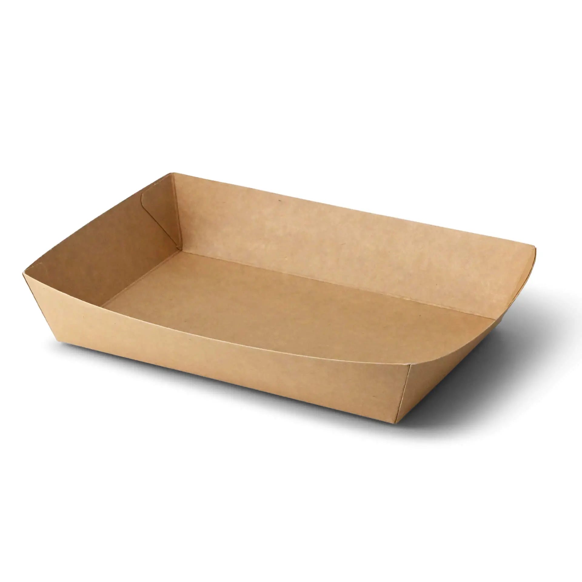 Cardboard trays for food 750 ml, kraft