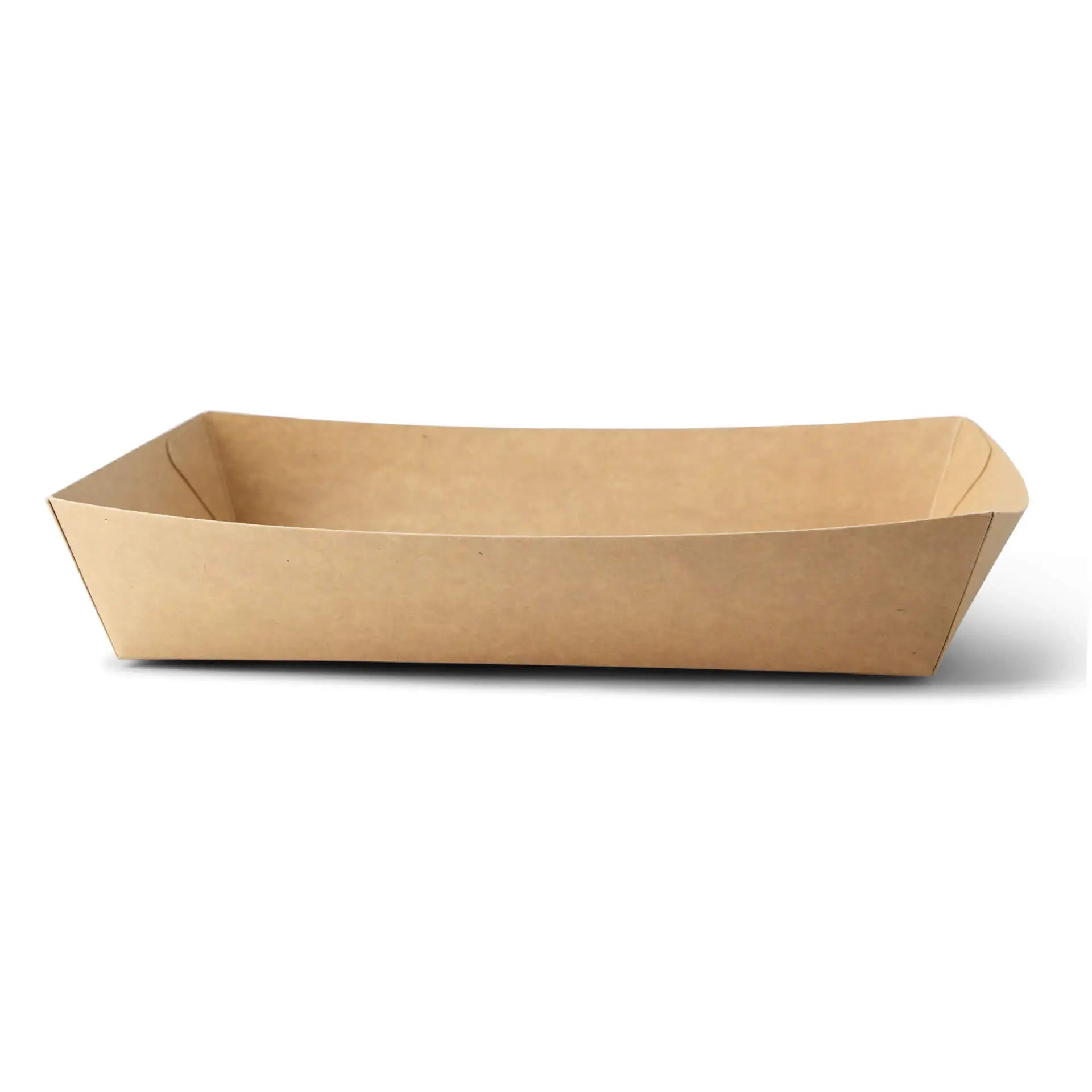 Cardboard trays for food 750 ml, kraft
