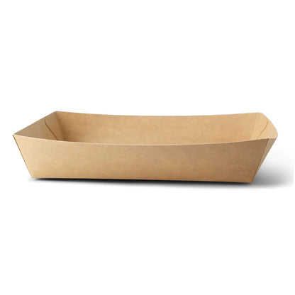 Cardboard trays for food 750 ml, kraft