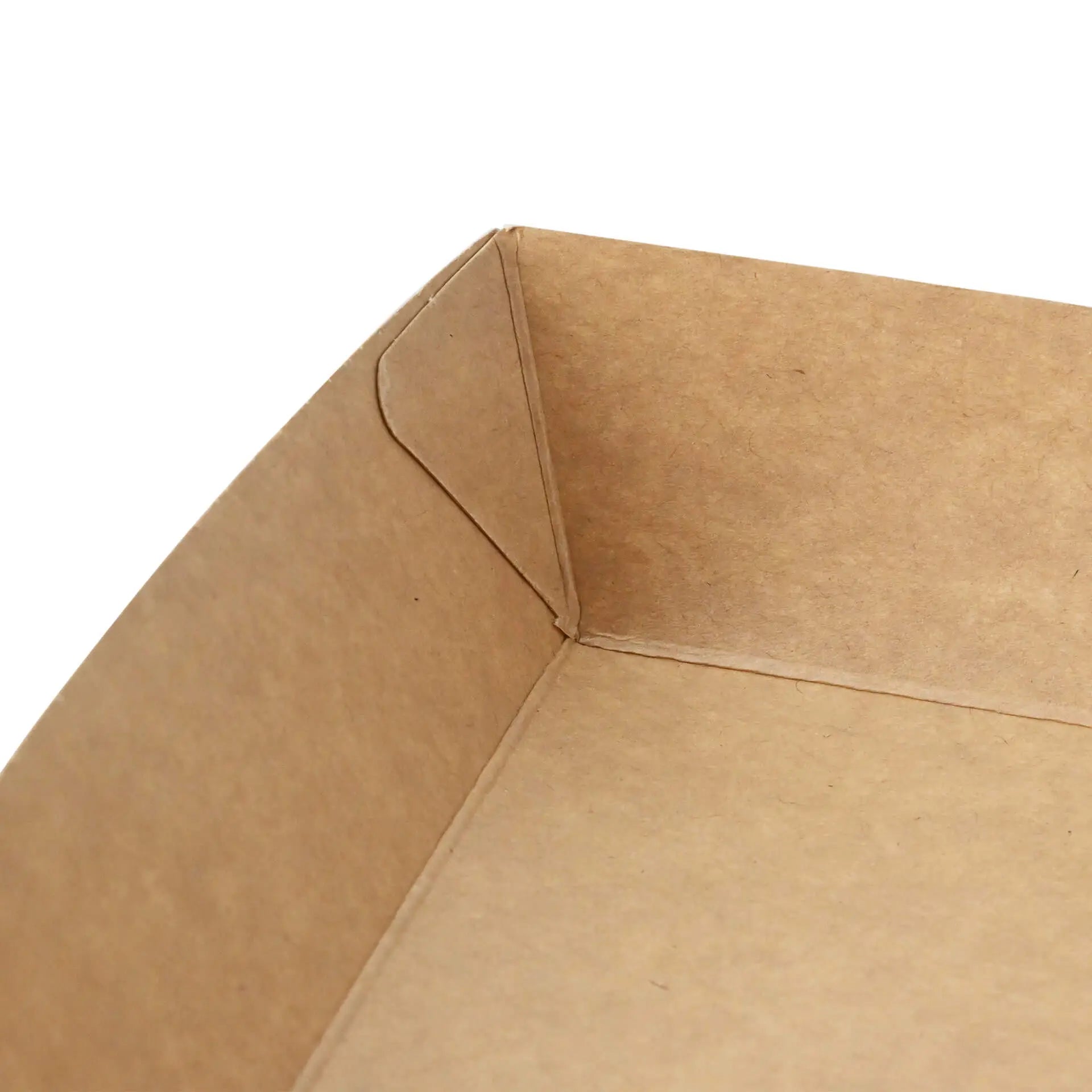 Cardboard trays for food 750 ml, kraft