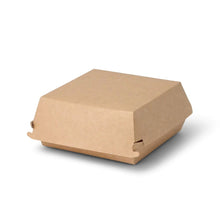 Burgerboxen 14,5 x 14,5 x 8 cm, braun-weiß