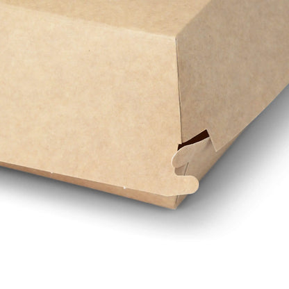 Burgerboxen 14,5 x 14,5 x 8 cm, braun-weiß