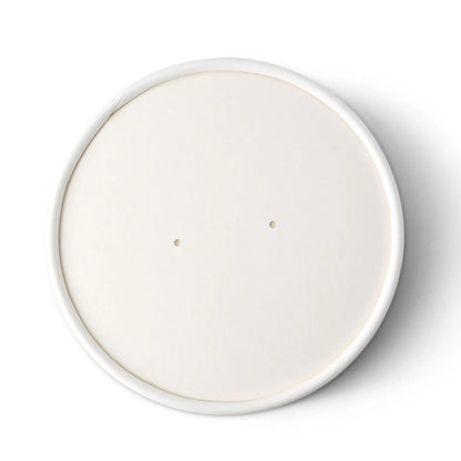 Cardboard membrane lids Ø 115 mm, white