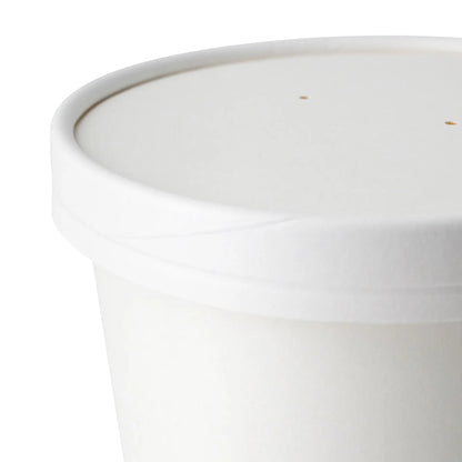 Cardboard membrane lids Ø 115 mm, white