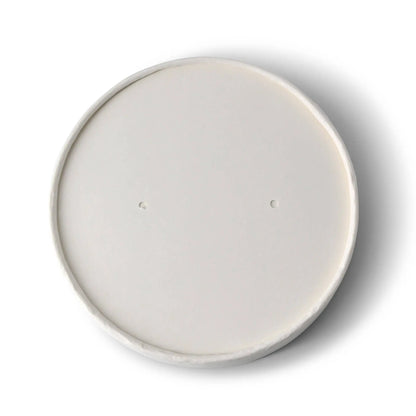 Karton-Membran-Deckel (bio-beschichtet) Ø 115 mm, weiß