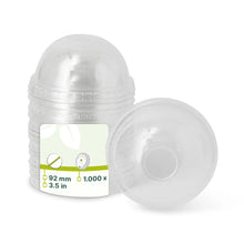 rPET-Domdeckel Ø 92 mm (f. Papp-Eisbecher)