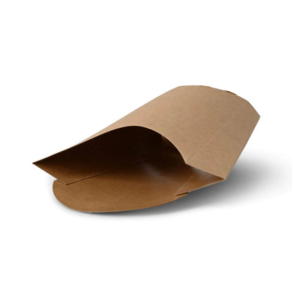 Pommes Schütten aus Karton 8,5 x 5 x 12 cm, braun