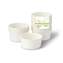 Eisbecher aus Pappe XS, 100 ml, max. 180 ml, Ø 92 mm, weiß