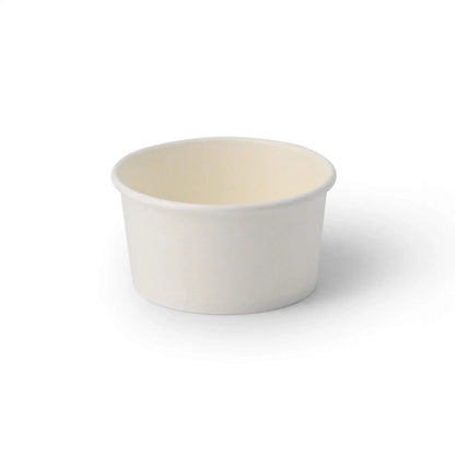 Eisbecher aus Pappe S, 150 ml, max. 220 ml, Ø 92 mm, weiß