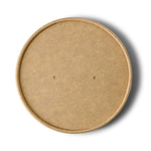 Karton-Membran-Deckel (bio-beschichtet) Ø 95 mm, braun