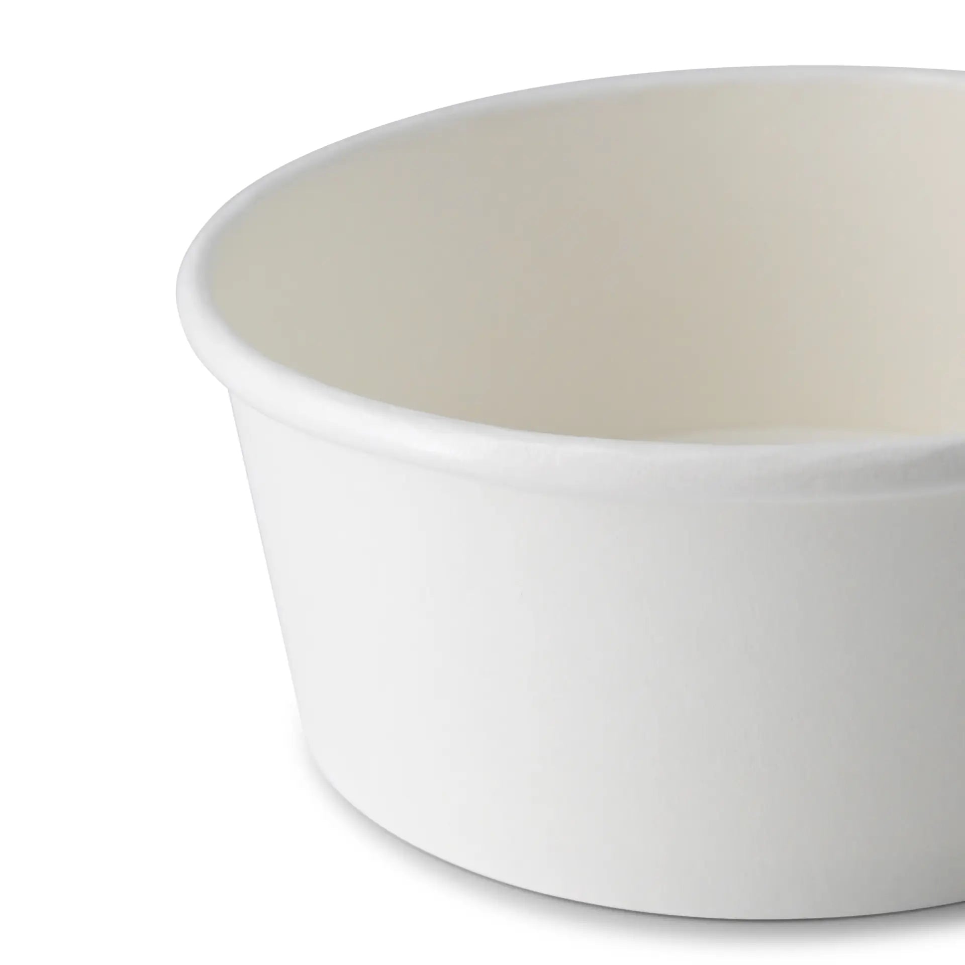 Kartonschale / Salatschale (bio-beschichtet) 650 ml, Ø 150 mm, weiß
