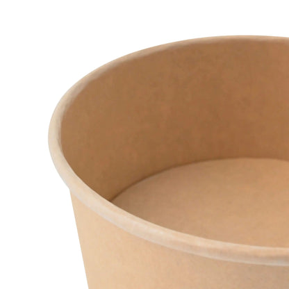 Paper-bowls (premium) 650 ml, Ø 150 mm, brown, round