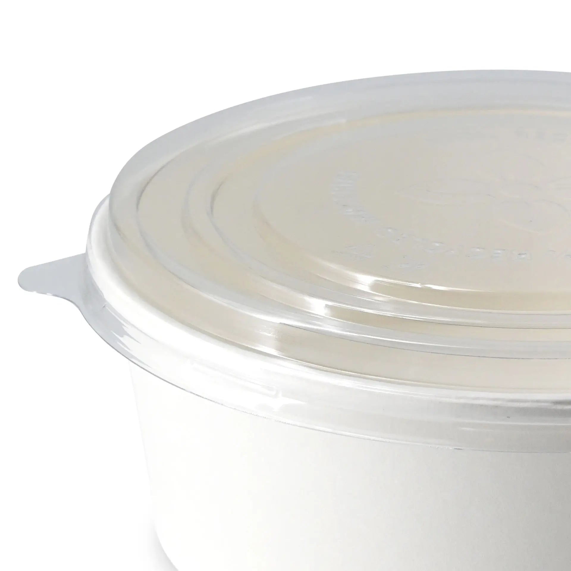 Cup lids rPET Ø 185 mm, clear
