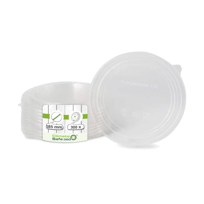 Cup lids PLA Ø 185 mm, clear