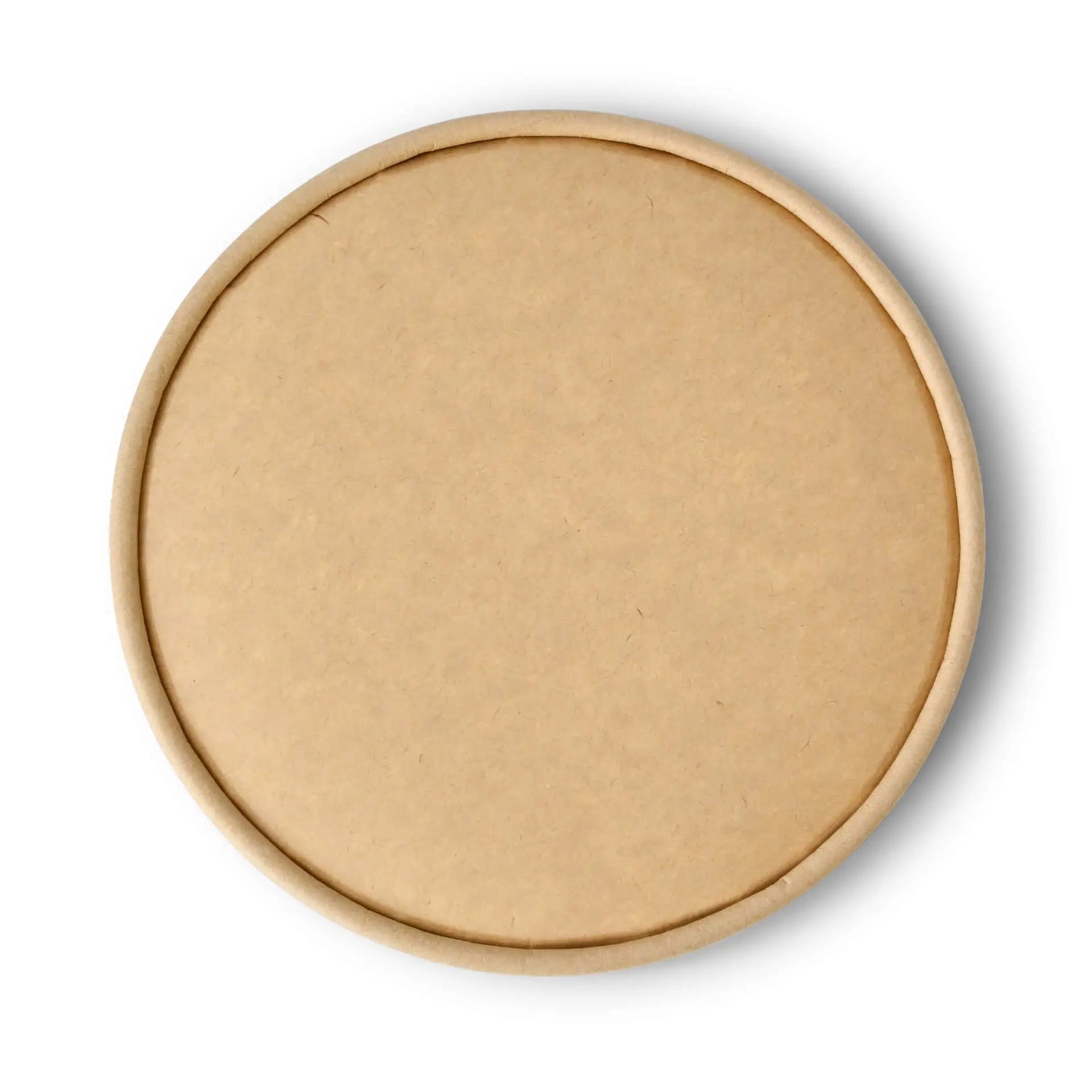 Deckel aus Karton (bio-beschichtet) Ø 150 mm, braun