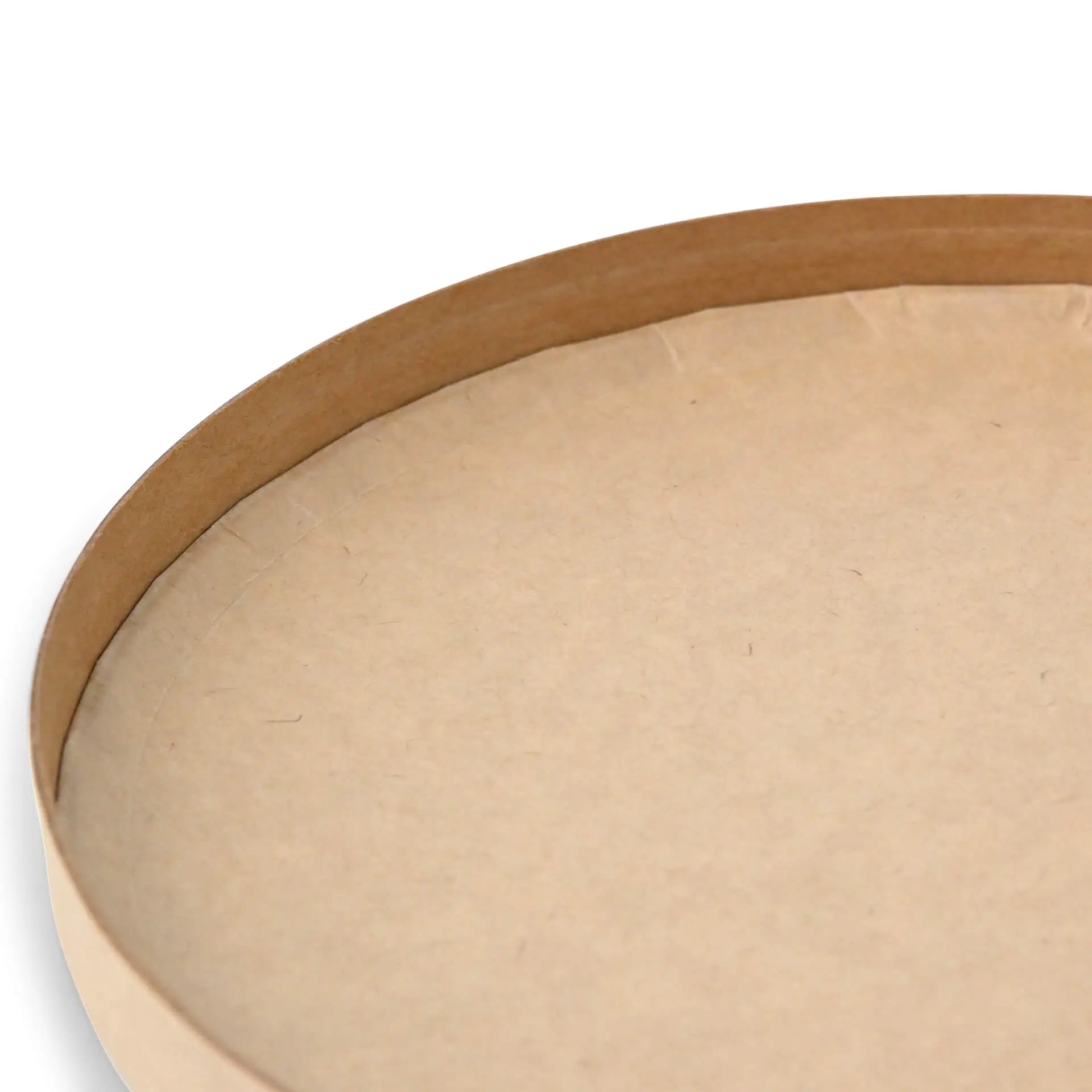 Deckel aus Karton (bio-beschichtet) Ø 150 mm, braun