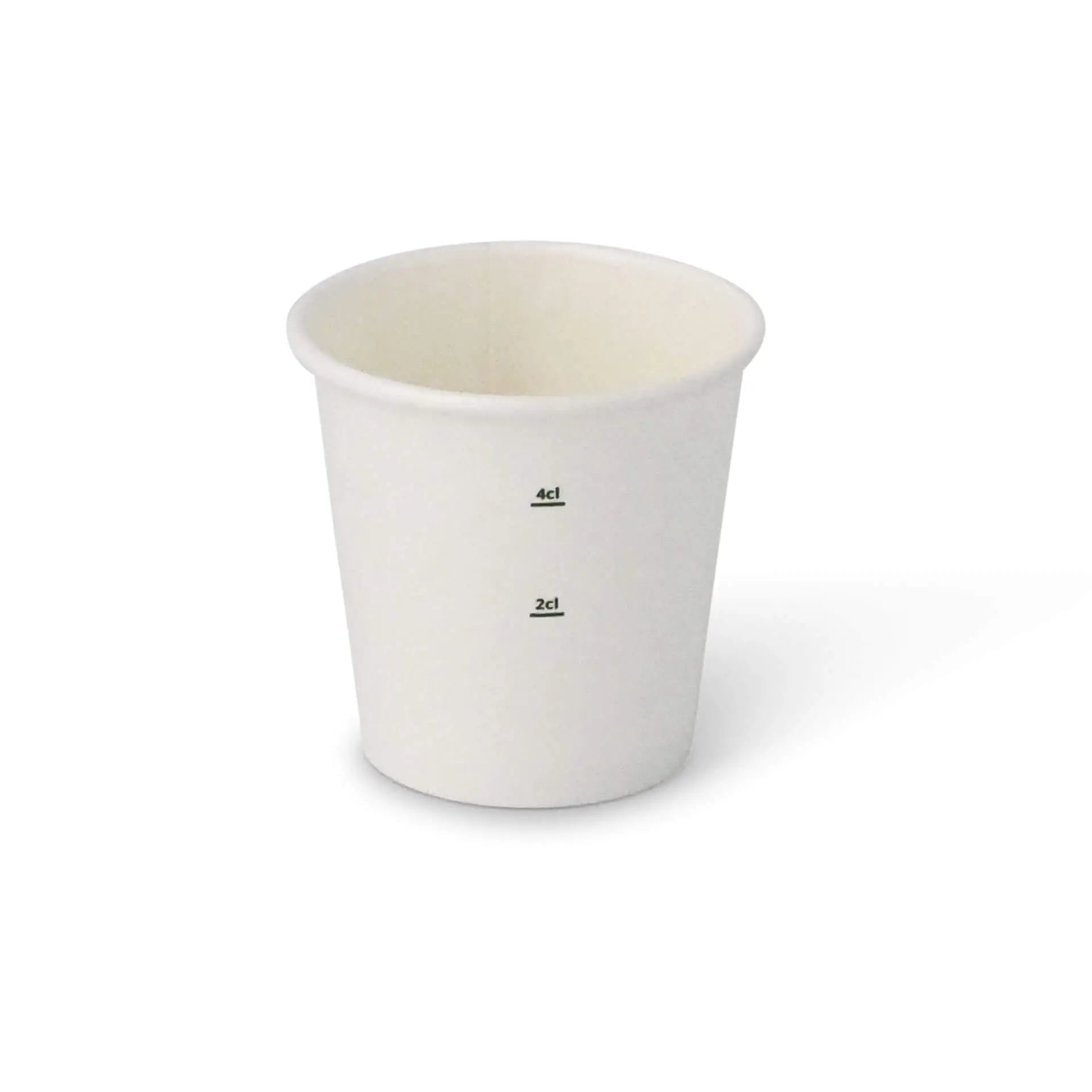 Pappbecher 50 ml / 2 oz, Ø 50 mm, weiß