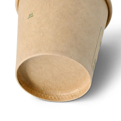 Pappbecher 50 ml / 2 oz, Ø 50 mm, braun